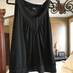 Reitmans black sleeveless blouse